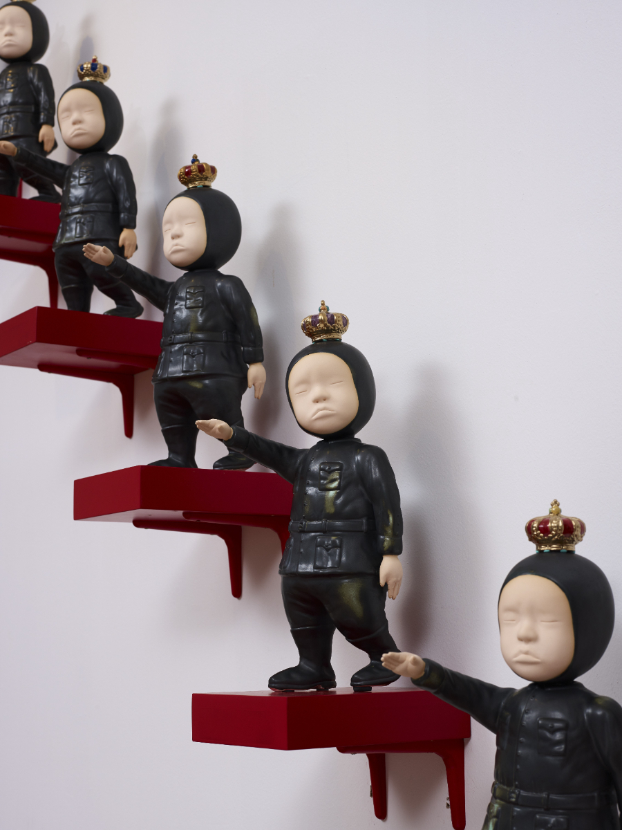 Detail, About the Ego of -The Battle of Mind 206392126cm  (photo credit -Korea Ceramic Foundation)  2017